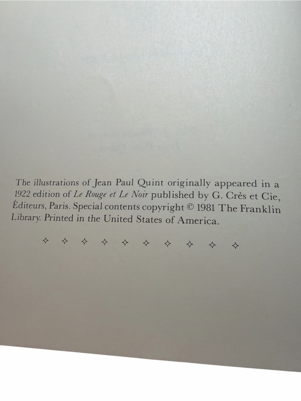 Franklin Library The Red and the Black Stendhal Hardcover Classic Book - Picture 8 of 8